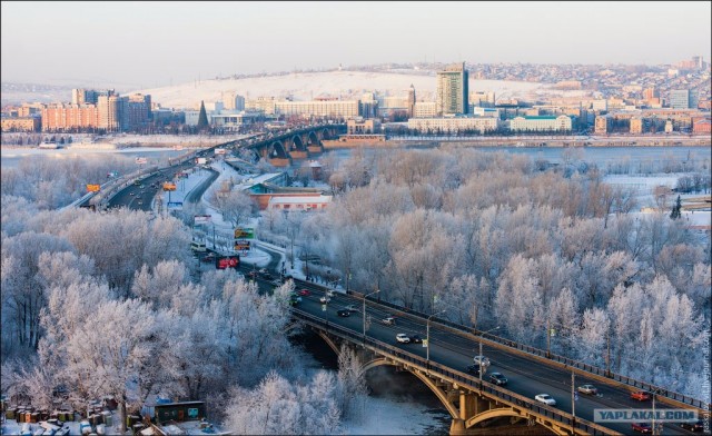 Виртуальное путешествие в Красноярск: Вид с высоты