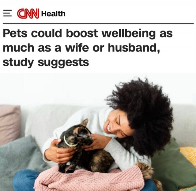 А зачем мне муж, у меня собака есть...