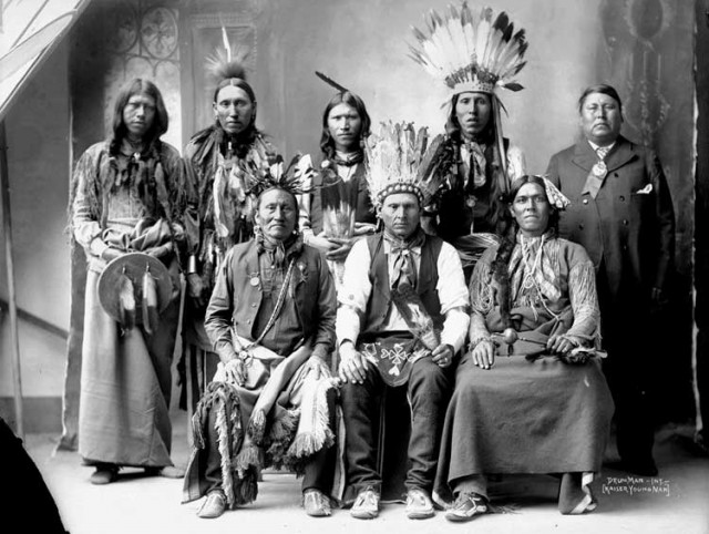 Редкие ретро фотографии коренных американцев