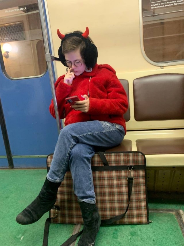 Модники из российского метрополитена