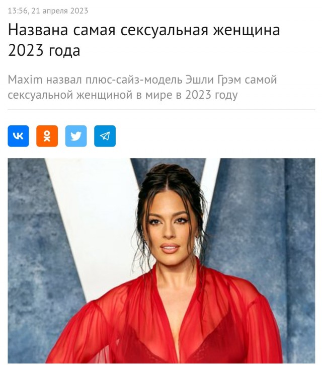 Названа самая сексуальная женщина в мире. А у Вас?
