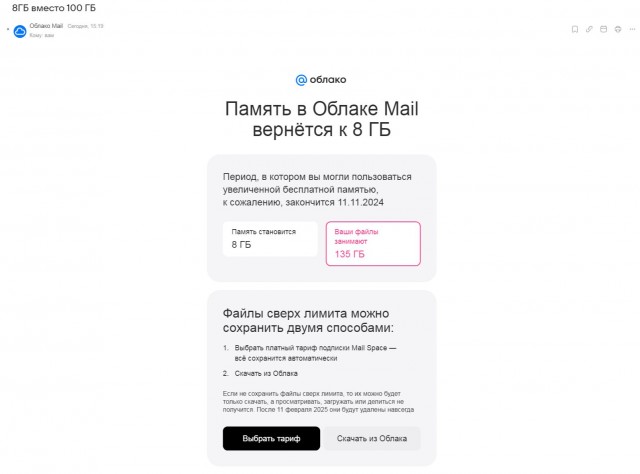 Облако mail.ru