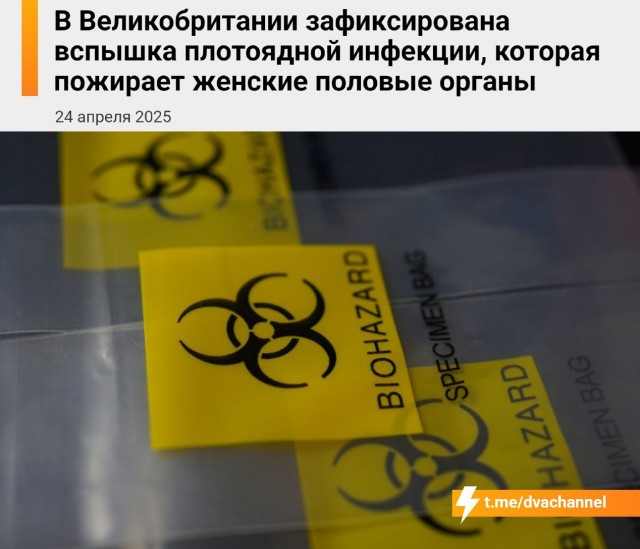 В Великобритании зафиксирована вспышка плотоядной инфекции, которая пожирает женские половые органы