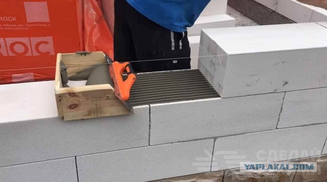Дом из газоблока за один день