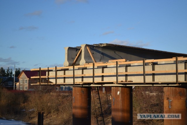 Обрушился мост в Архангельской области