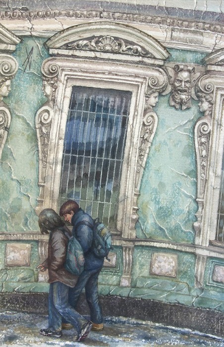 Городские пейзажи Елены Дергилёвой