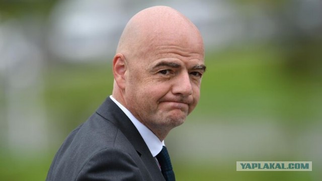 Украина внесла президента ФИФА Джанни Инфантино в базу экстремистского сайта «Миротворец»