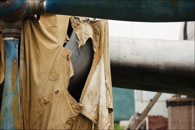 Восстановление Ил-14Т на Тушинском аэродроме