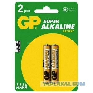 Батарейки AAAA из 9В кроны