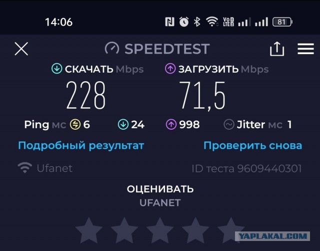 Опрос: скорость видео в яп-плеере