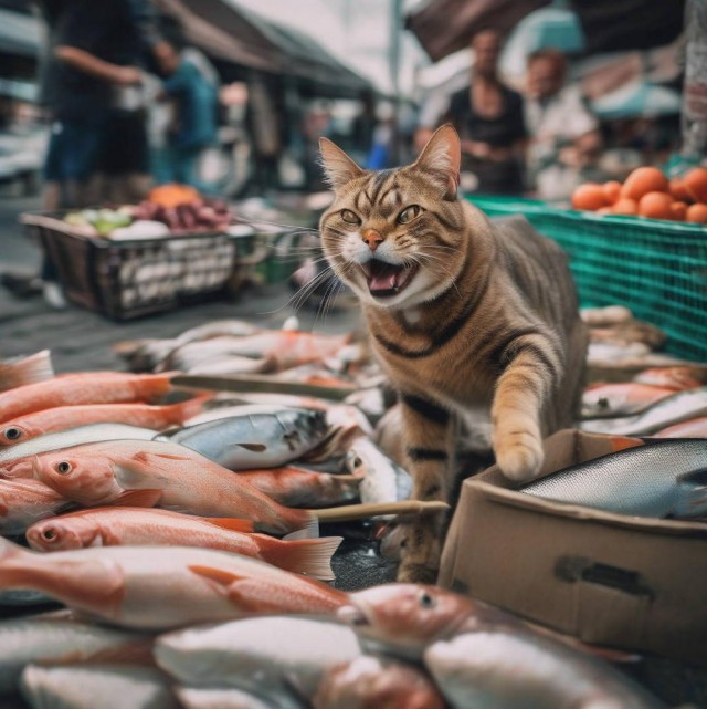 Удивительные приключения котиков в нейросети. К котовторнику