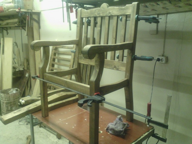 Садовая скамейка. Дебют