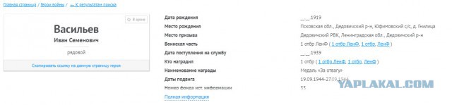 Можно ли бесплатно узнать, где воевал дед, и был ли он награжден? Да!