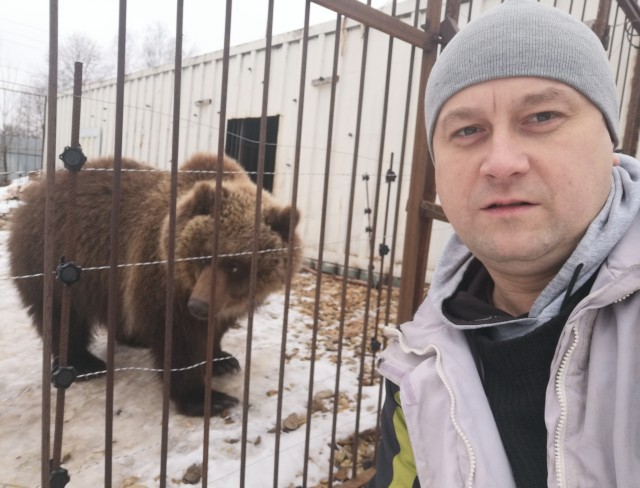 В Канаде смотрительница парка впервые за 8 лет поймала момент выхода из спячки медведя-гризли