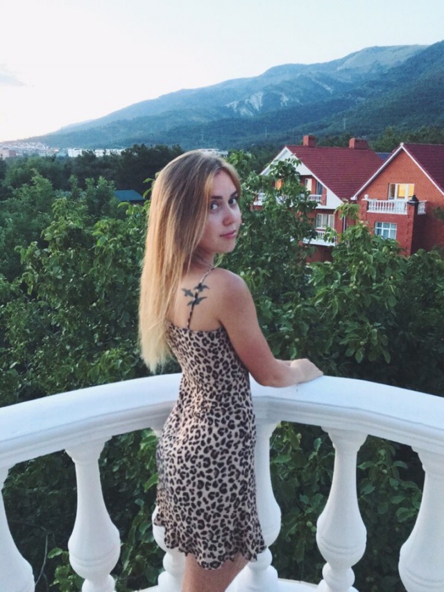 Данормальный у неё леопёрд
