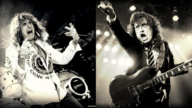 Deep Purple против AC/DC-поле боя.