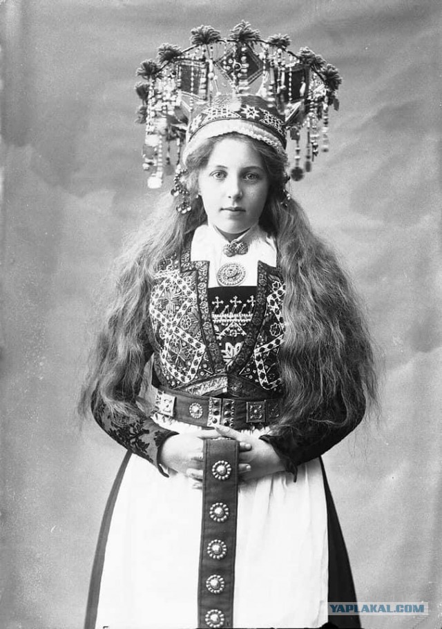Норвежские красавицы-невесты конца 19 века. Смотрим фотоподборку