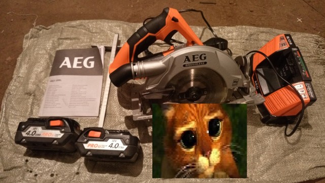 Продам Аккумуляторная дисковая пила AEG BKS 18 BL Пересыл
