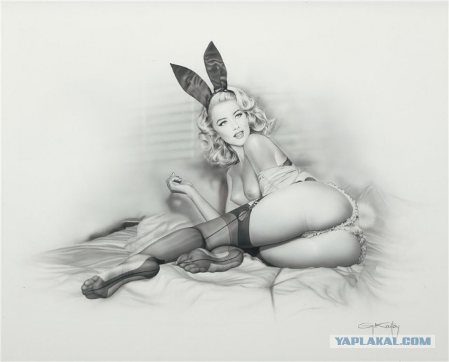 Рисованный pin-up от Gennadiy Koufay