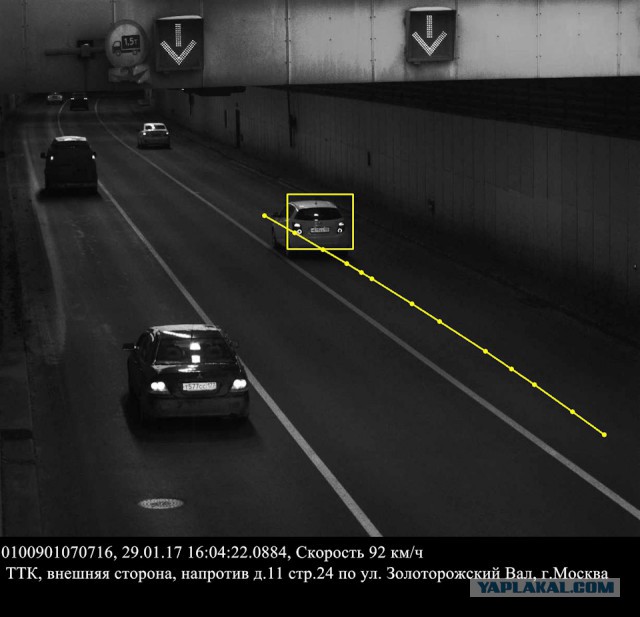 Внимание-новые  камеры  в Лефортовском  тоннеле