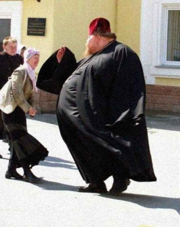 Настолько ли толстые священники?