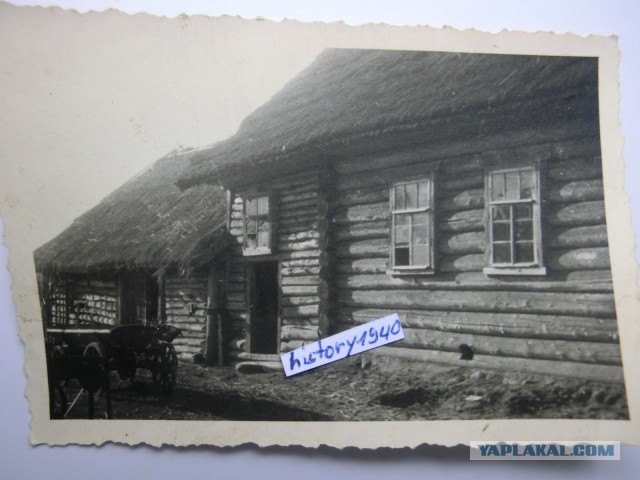 Крестьяне, деревенские  хаты. 1941-1942