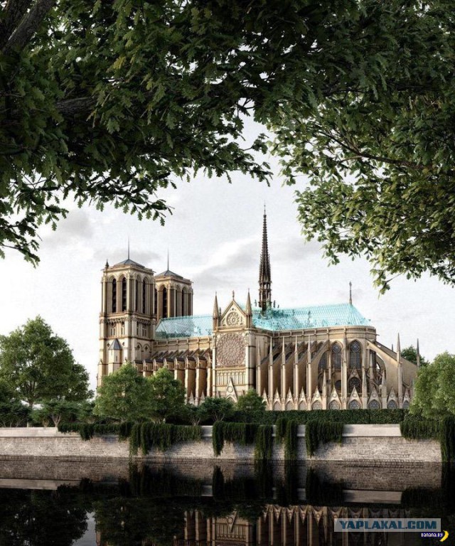 Парижские архитекторы предложили проект реставрации Нотр-Дама