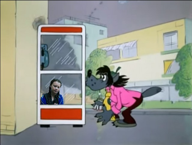 Ударим фотожабой по Грете Тунберг
