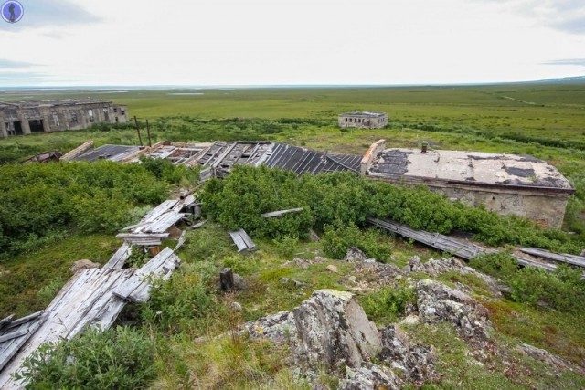 Брошенный на Чукотке военный городок ракетной базы "Лингофон" 762-го полка ПВО