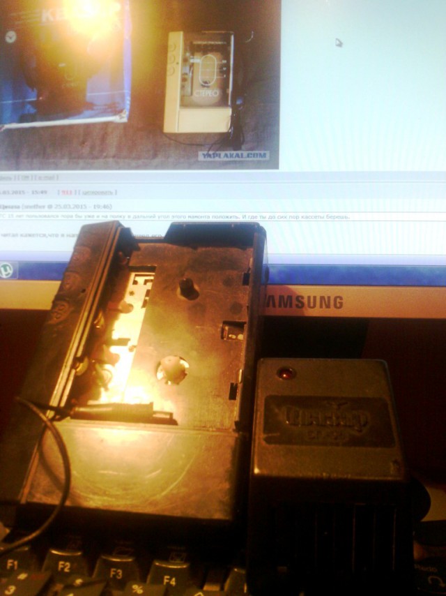 Отзыв на старый кассетный плеер Sony Walkman