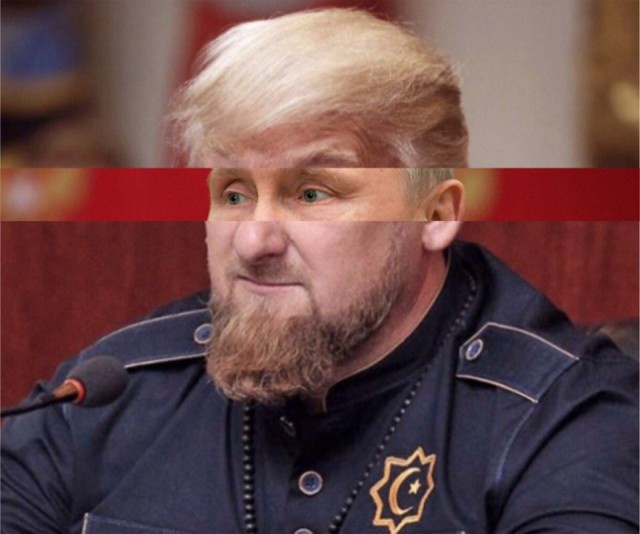 В сети создали гибрид Трампа и Кадырова
