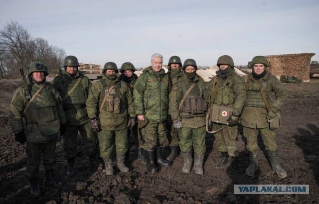 Собянин побывал в зоне СВО на линии обороны и показал укрепления