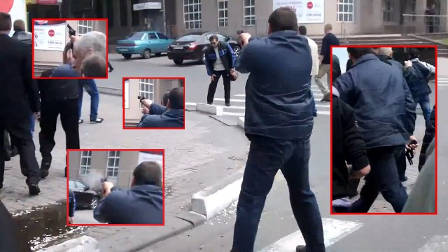 Покадровый разбор видео расстрела толпы