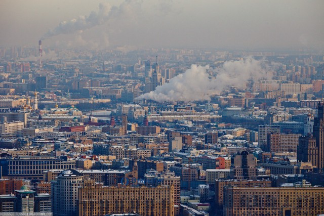 Москва с высоты птичьего полета