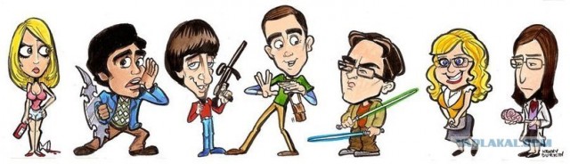 За кадром THE BIG BANG THEORY
