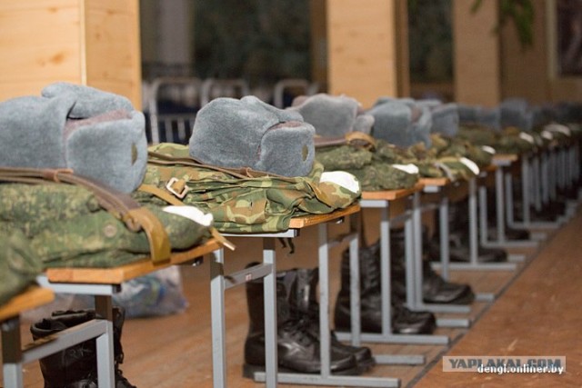 Один день призывника в белорусской армии.
