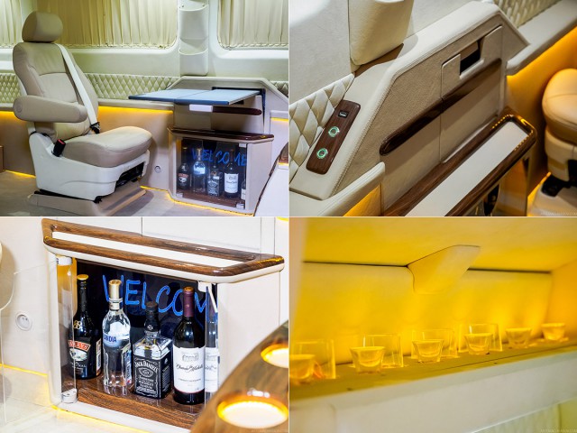 Превращение грузового фургона в VIP-лимузин