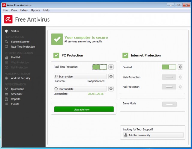 Тестируем бесплатные антивирусы: Kaspersky Free, Avira Free, AVG AntiVirus FREE, Avast! Free Antivirus