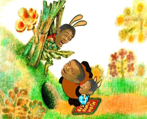 Хор мальчиков зайчиков.