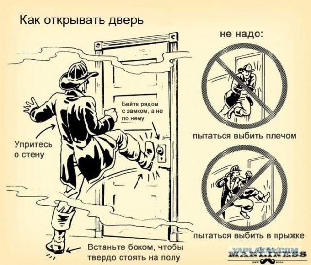 Как открывать дверь, инструкция для Финнов