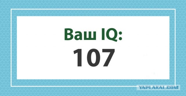 А какой у Вас IQ?