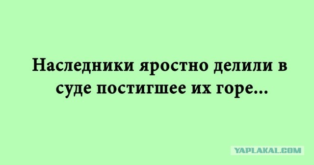 Наследство отжать захотели?