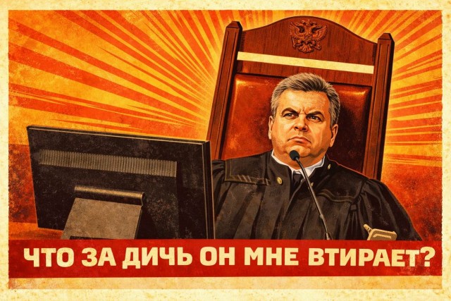 С таким лицом судья Верховного суда сегодня слушал аргументы стороны Долиной