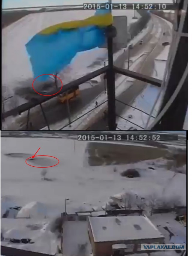 Видео растреляного автобуса под Волновахой