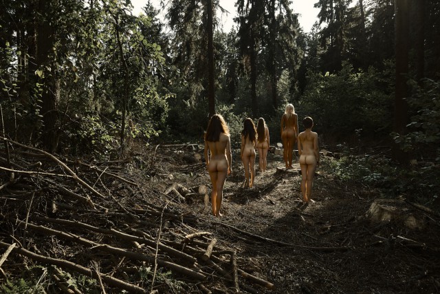 Могилевский фотограф сделала откровенный проект против вырубки лесов (18+)