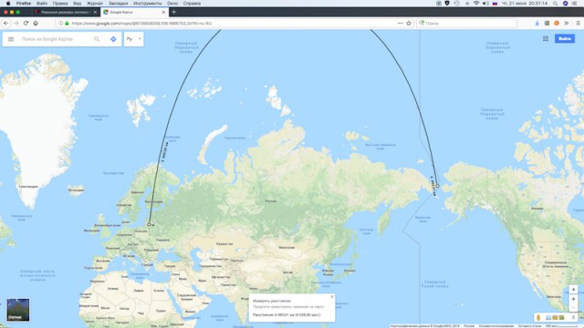 Реальные размеры континентов и стран.