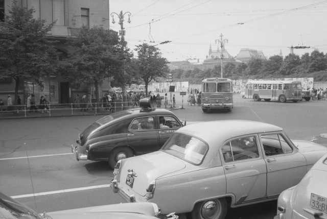Кадры из автомобильной жизни СССР