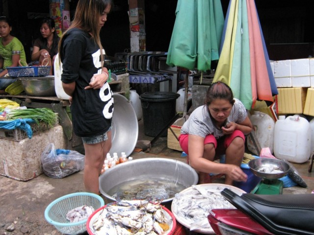 Рынок в Камбодже