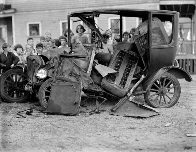 Трагичные и нелепые автомобильные аварии Бостона в 1930-х годах