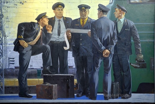 Труд в живописи СССР